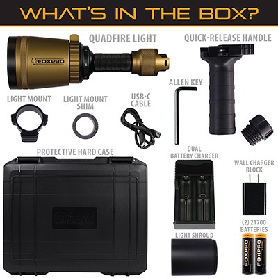 FOXPRO - Quadfire Scanlight G/W/R/IR