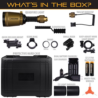 FOXPRO - Quadfire Gunlight G/W/R/IR