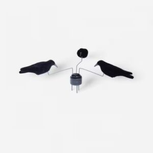 Motorized Carousel with 3 Crows
