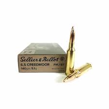 S&B Sellier and Bellot 6.5 Creedmoor 140gr FMJBT