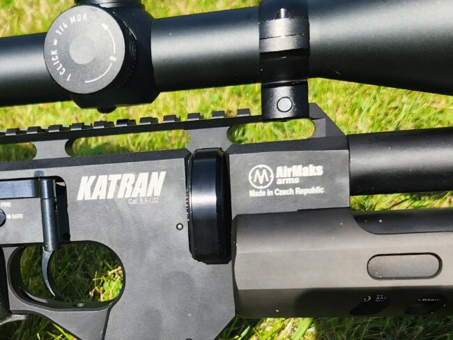 10980 AirMaks Katran L .22 Air-Rifle and Element Optics Helix Scope