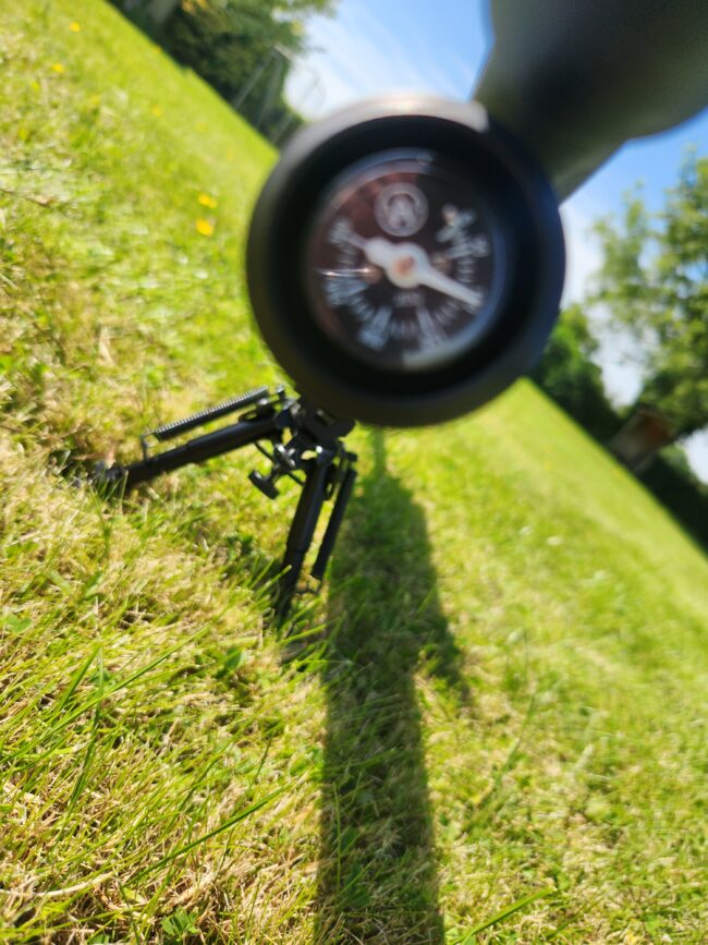 10981 AirMaks Katran L .22 Air-Rifle and Element Optics Helix Scope