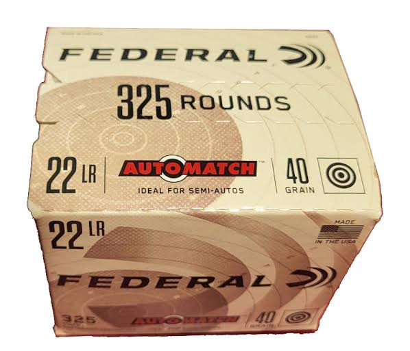 Federal AutoMatch 22lr 40gr 325rds Value Pack