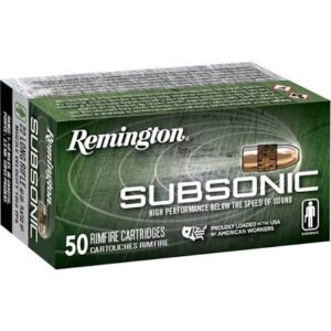 Remington .22LR 40GR Subsonic Plated HP