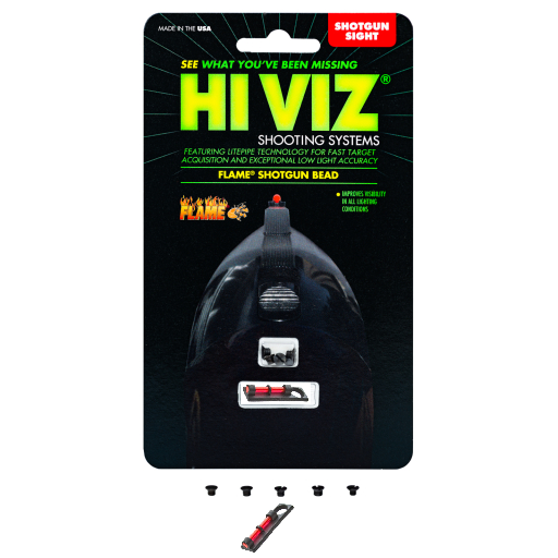 HIVIZ® Flame® Bead Replacement Front Sight (RED)